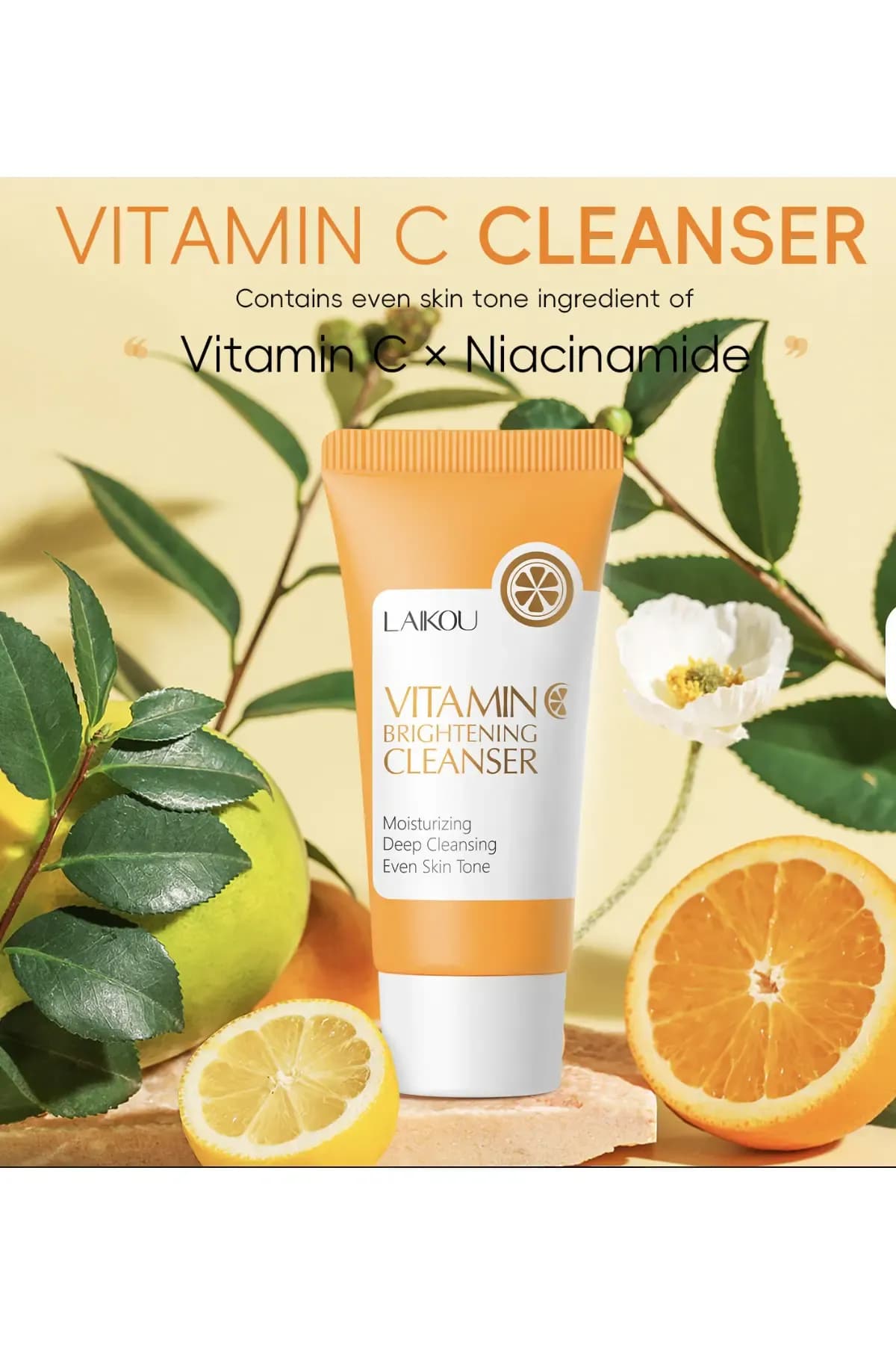 CLEANSER VITAMINA C PENTRU LUMINOZITATE