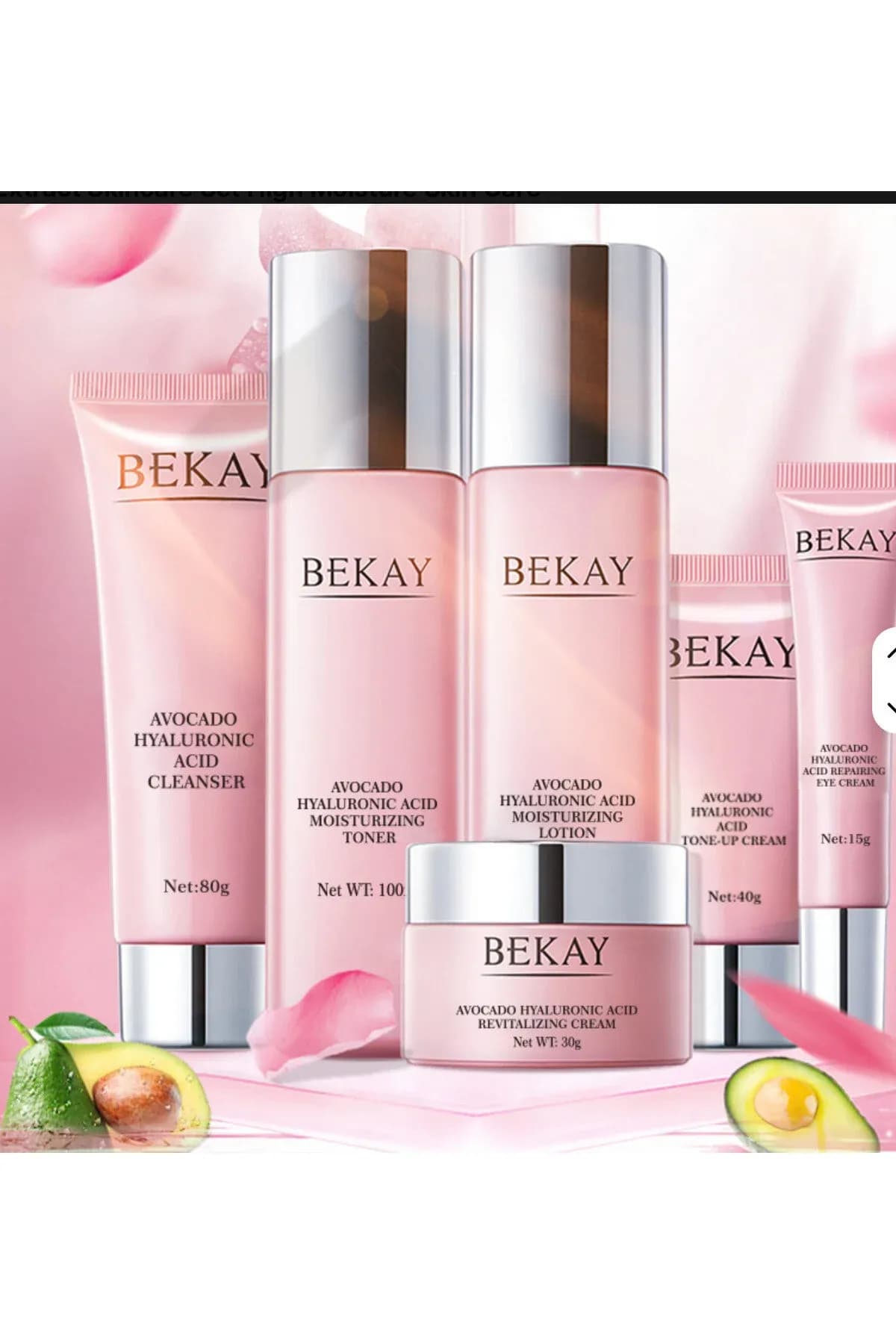 AVOCADO HYALURONIC ACID REVITALIZING SET DE INGRIJIRE A PIELII